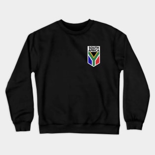 South Africa Flag Emblem Crewneck Sweatshirt